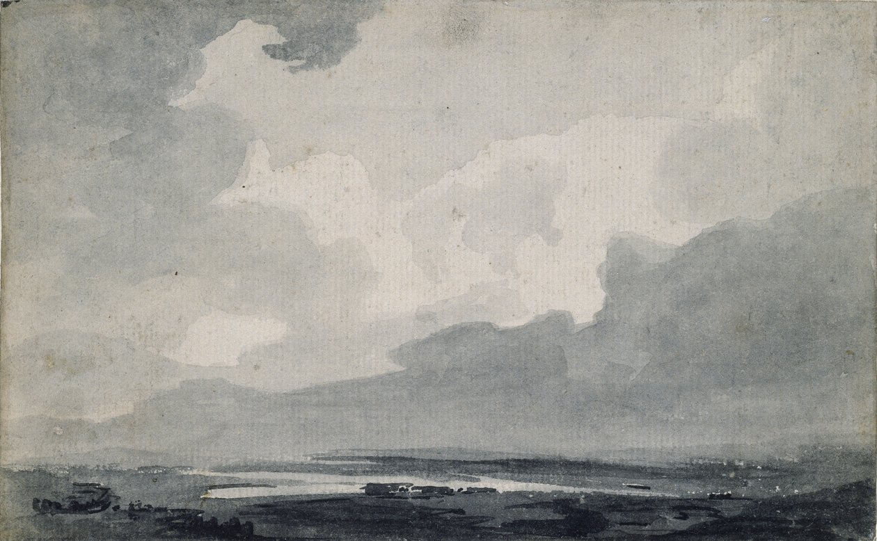 Moorland View, c1800 tekijältä Thomas Girtin