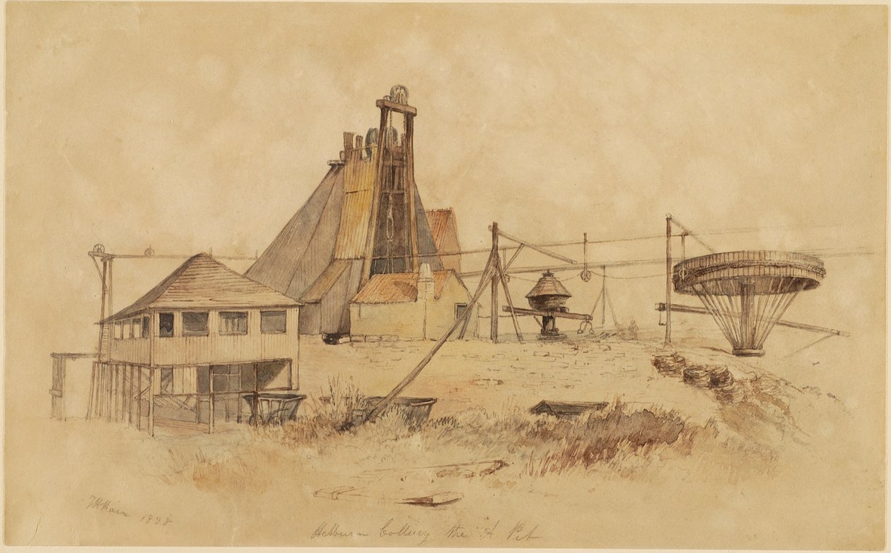 Hebburn Colliery, The A Pit tekijältä Thomas H. Hair