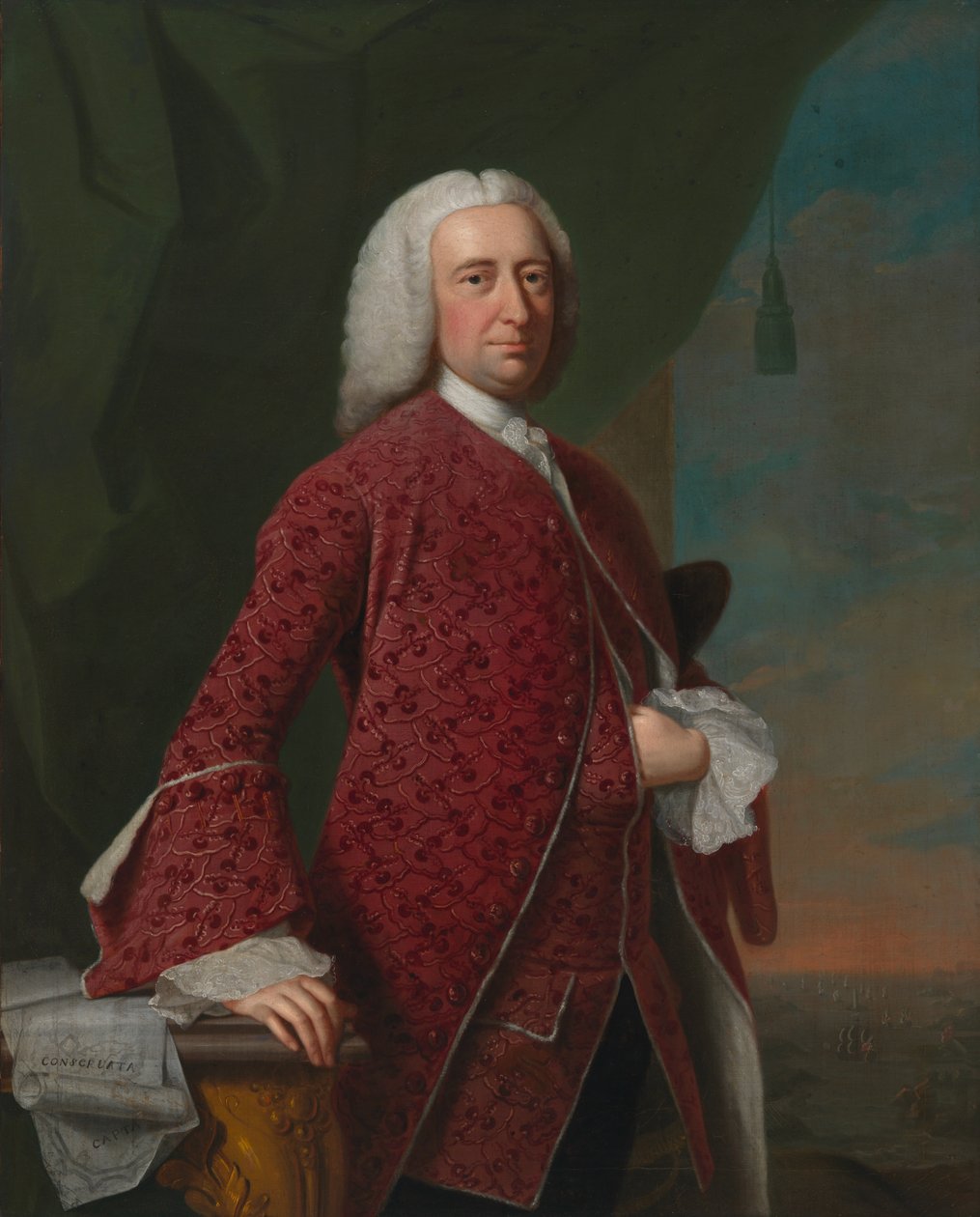William Shirley, 1750. tekijältä Thomas Hudson