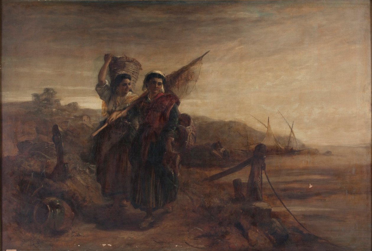 "Baskimaan maakuntien kalastajat", 1880-1891 tekijältä Thomas Kent Pelham