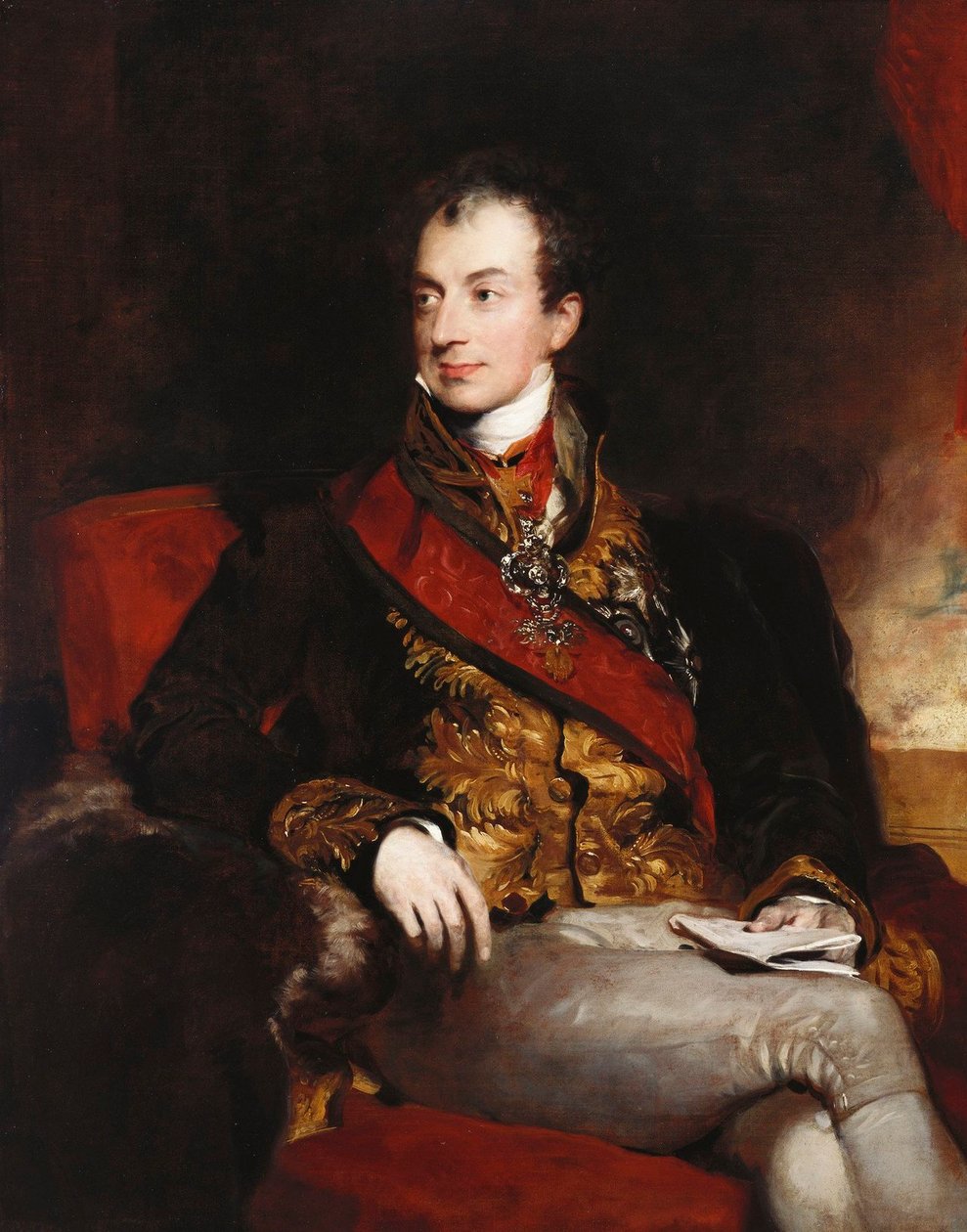 Clemens Lothar Wenzel, prinssi Metternich (1773-1859). tekijältä Thomas Lawrence