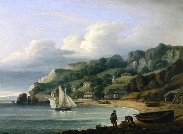 Babbacombe Beach, Devon tekijältä Thomas Luny