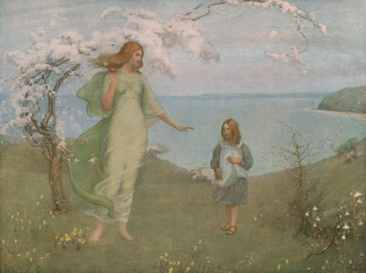 Vision of Spring, 1901, c1930. tekijältä Thomas Millie Dow