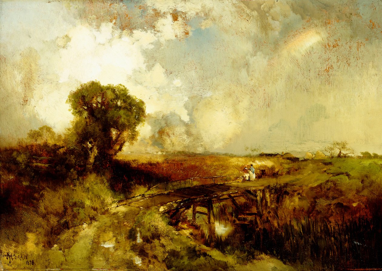 Kesäsuihku, 1878 tekijältä Thomas Moran