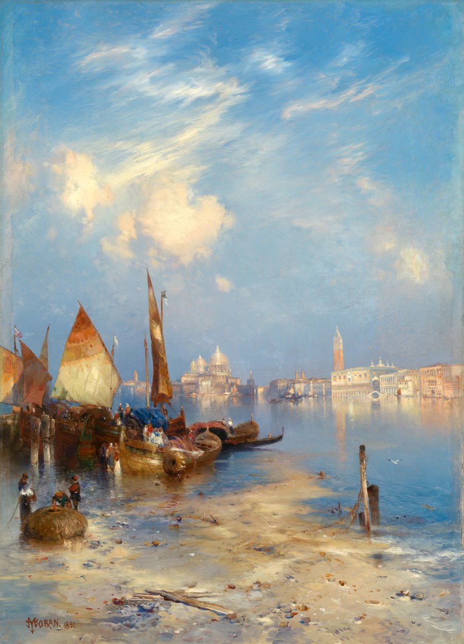 Näkymä Venetsiaan tekijältä Thomas Moran