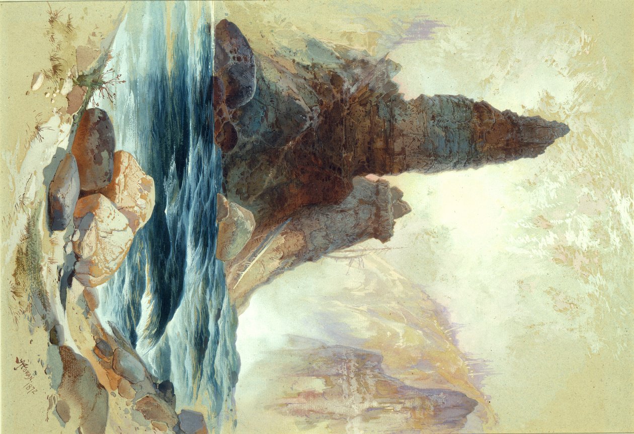 Above Tower Falls, Yellowstone, 1872. tekijältä Thomas Moran