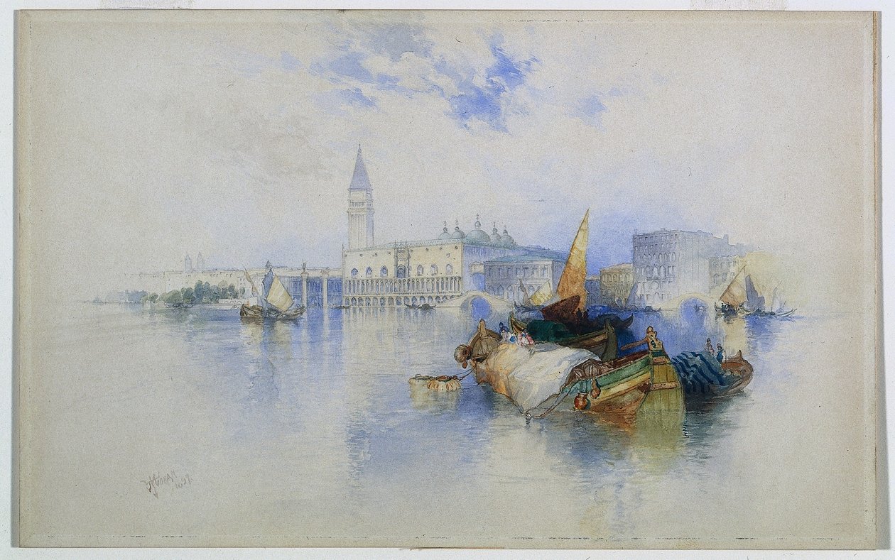 San Marcon allas, 1897. tekijältä Thomas Moran