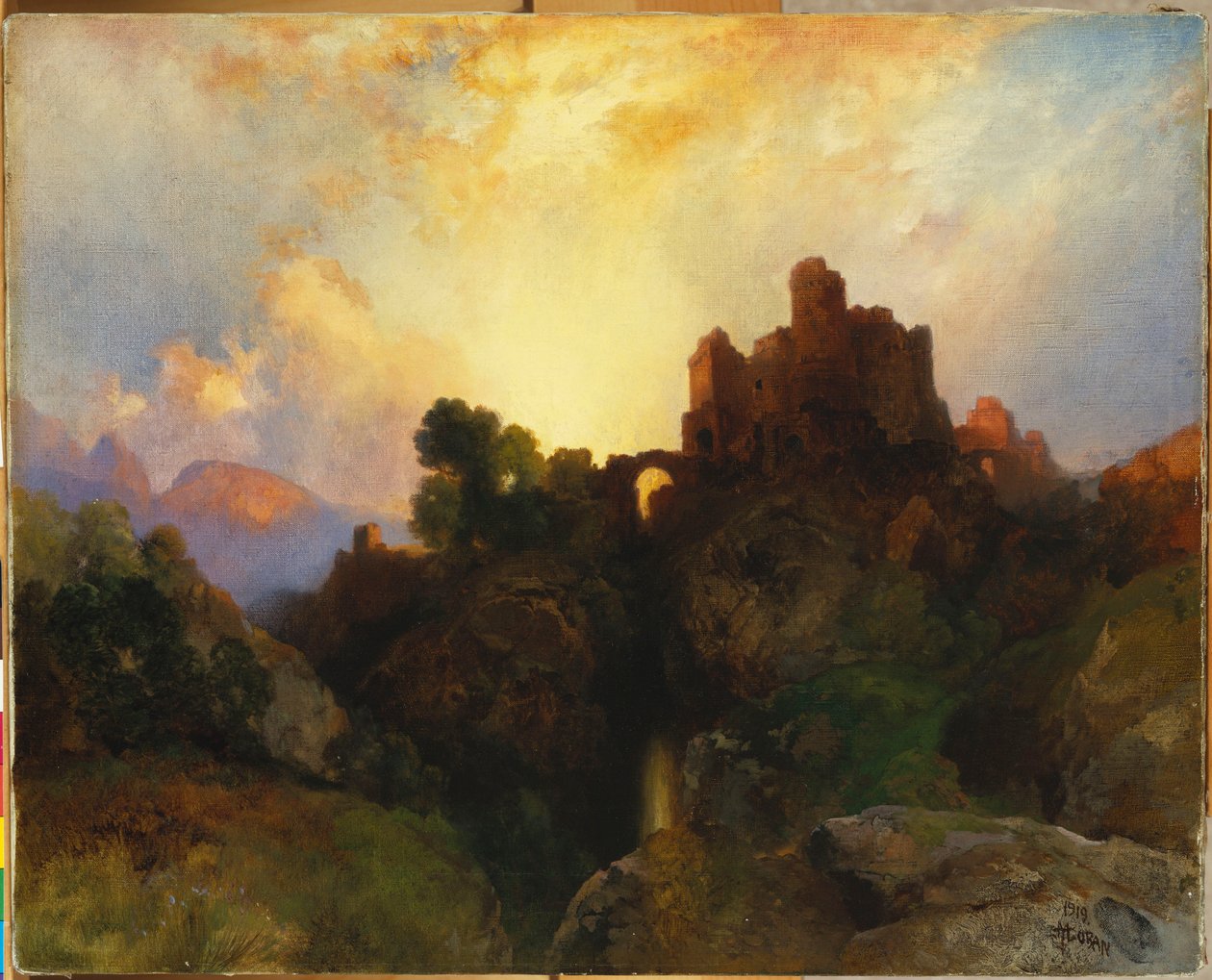 Caledonia, Stern and Wild, 1919 tekijältä Thomas Moran