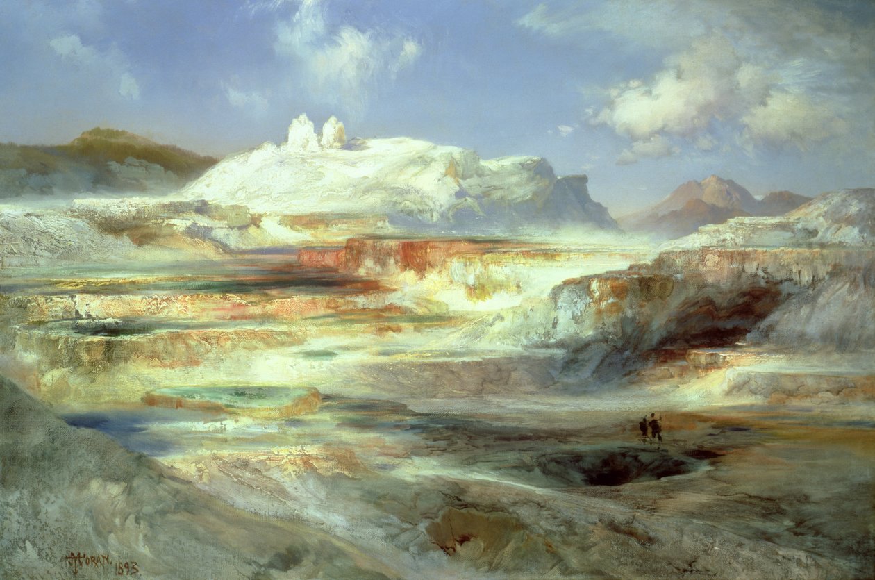 Jupiter Terrace, Yellowstone tekijältä Thomas Moran