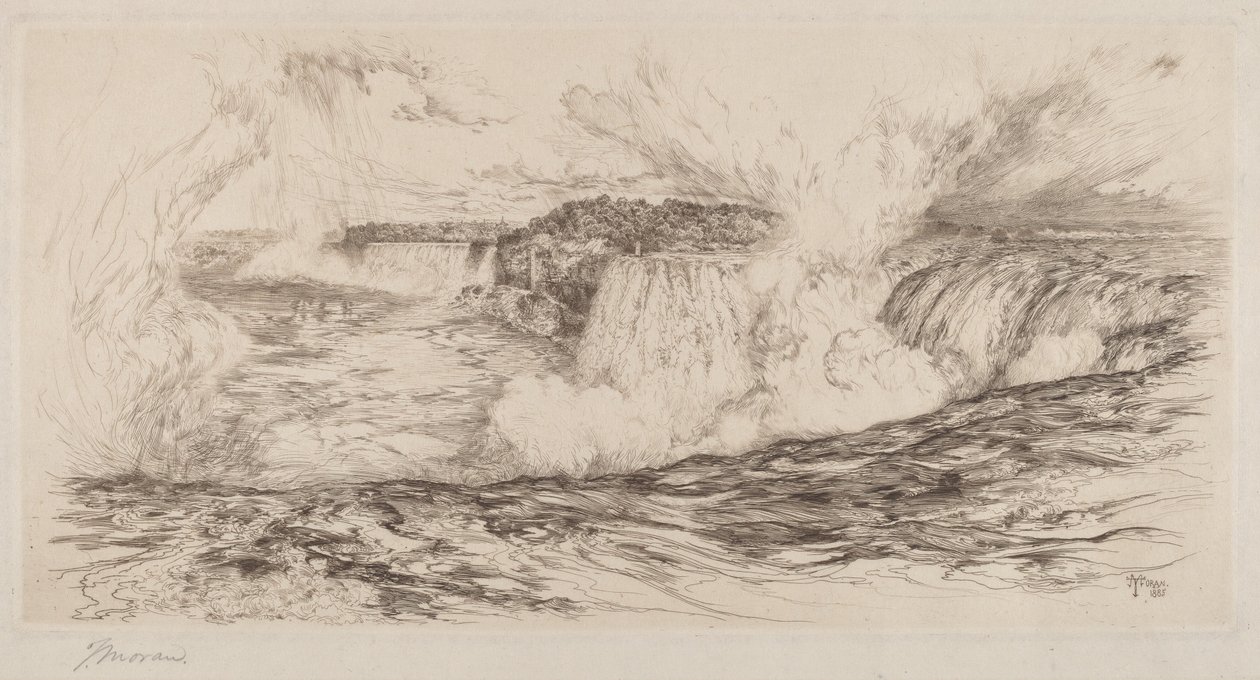 Niagara – Kanadan puolelta tekijältä Thomas Moran