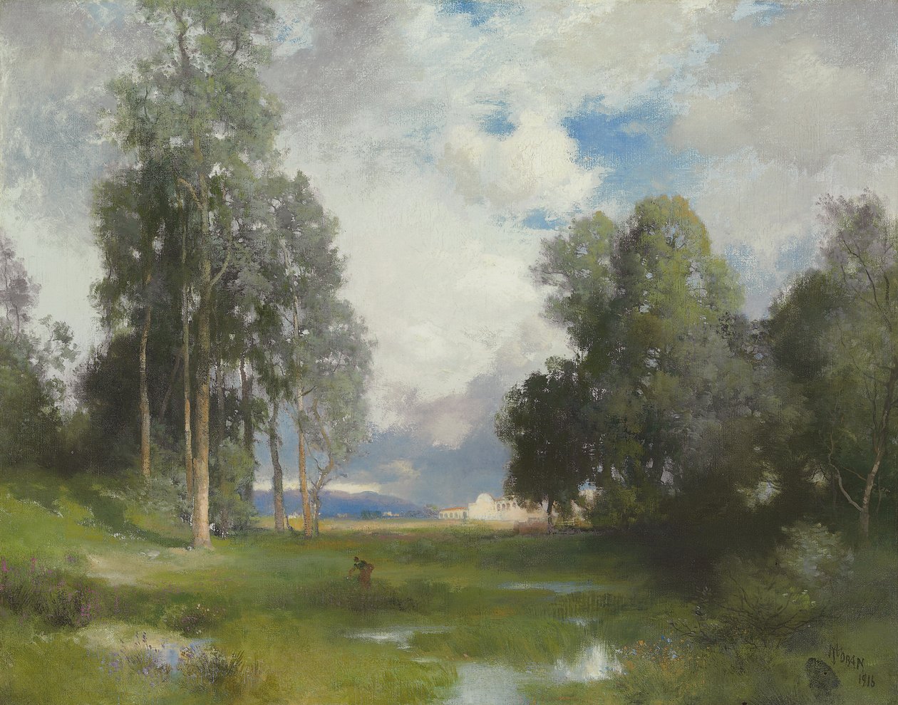 Santa Barbaran lähetystyö, 1916 tekijältä Thomas Moran