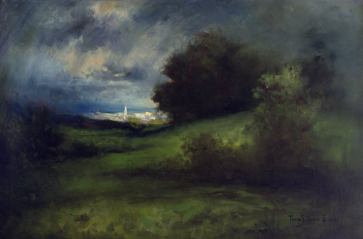Kesämyrsky tekijältä Thomas Moran