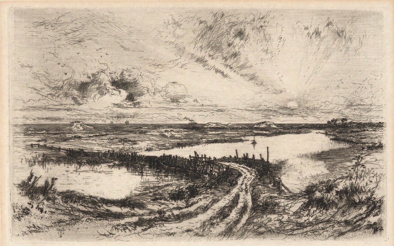 Auringonnousu tekijältä Thomas Moran