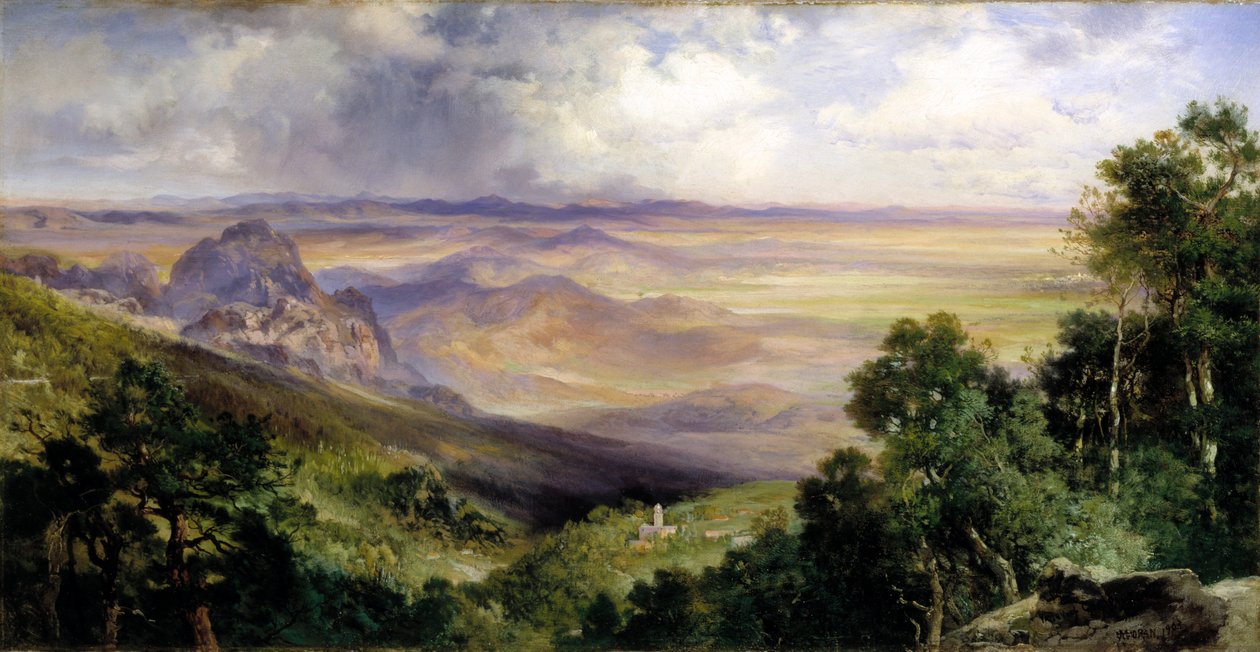 Cuernavacan laakso, 1903. tekijältä Thomas Moran