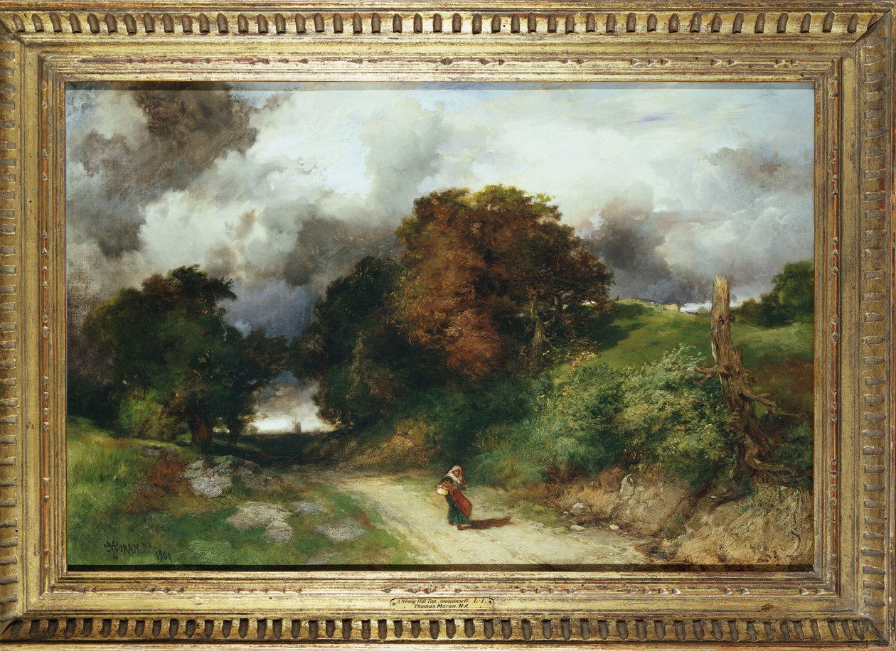 Windy Hilltop, Amagansett, Long Island, 1901 tekijältä Thomas Moran
