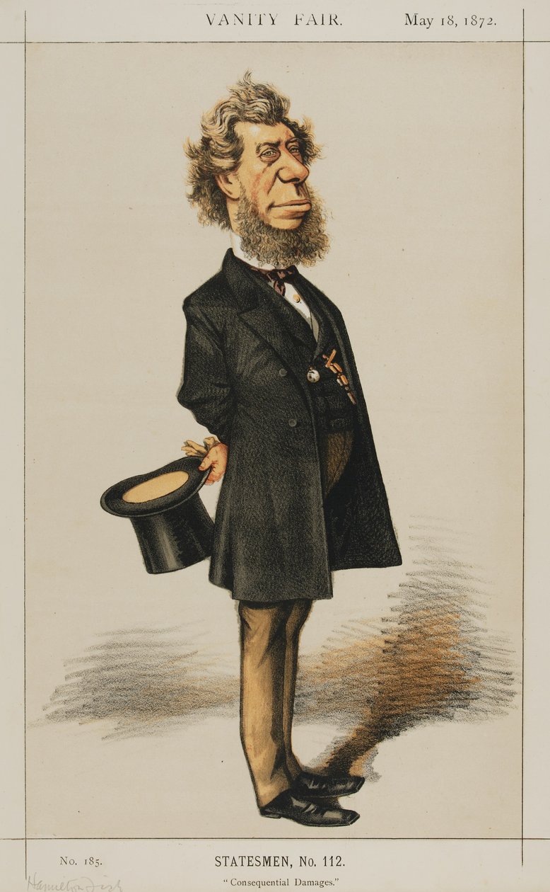 Hamilton Fish, Vanity Fair, 1872-05-18 tekijältä Thomas Nast