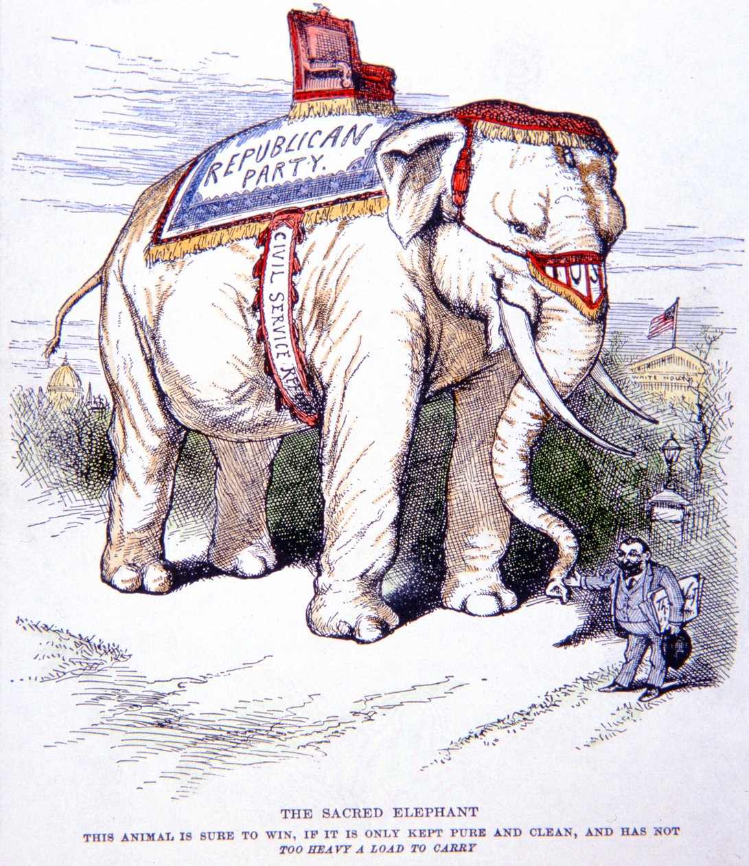 "Pyhä norsu" tekijältä Thomas Nast