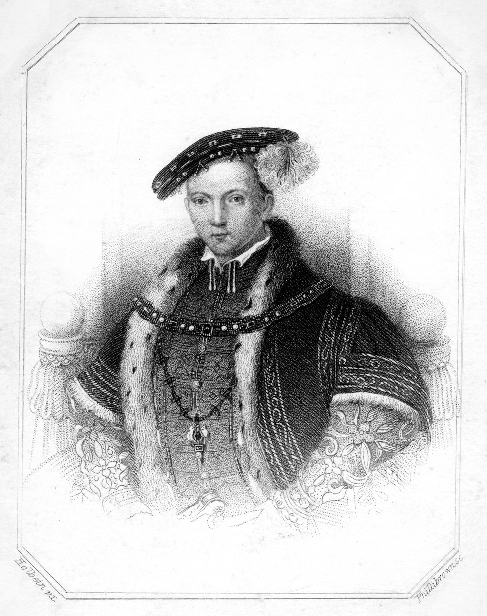 Edward VI, Englannin kuningas, 1800-luku. tekijältä Thomas Phillibrown
