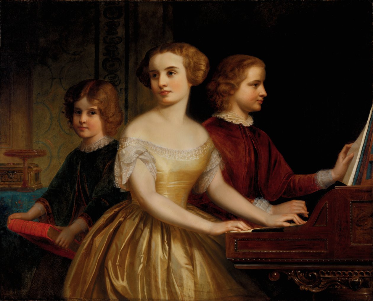 The Parmly Sisters, n. 1857. tekijältä Thomas Pritchard Rossiter