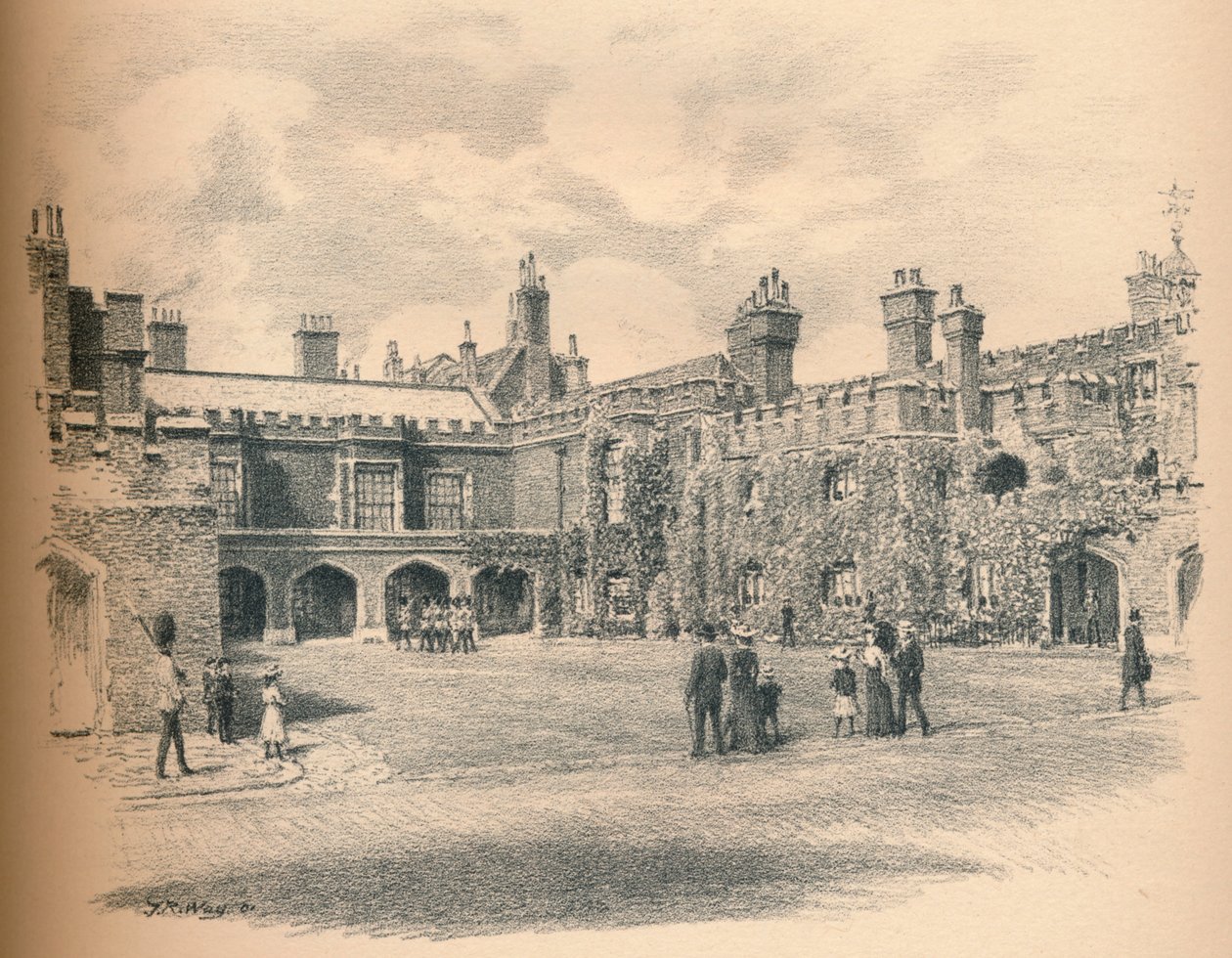 Friary Court, St Jamesin palatsi, 1902 tekijältä Thomas Robert Way