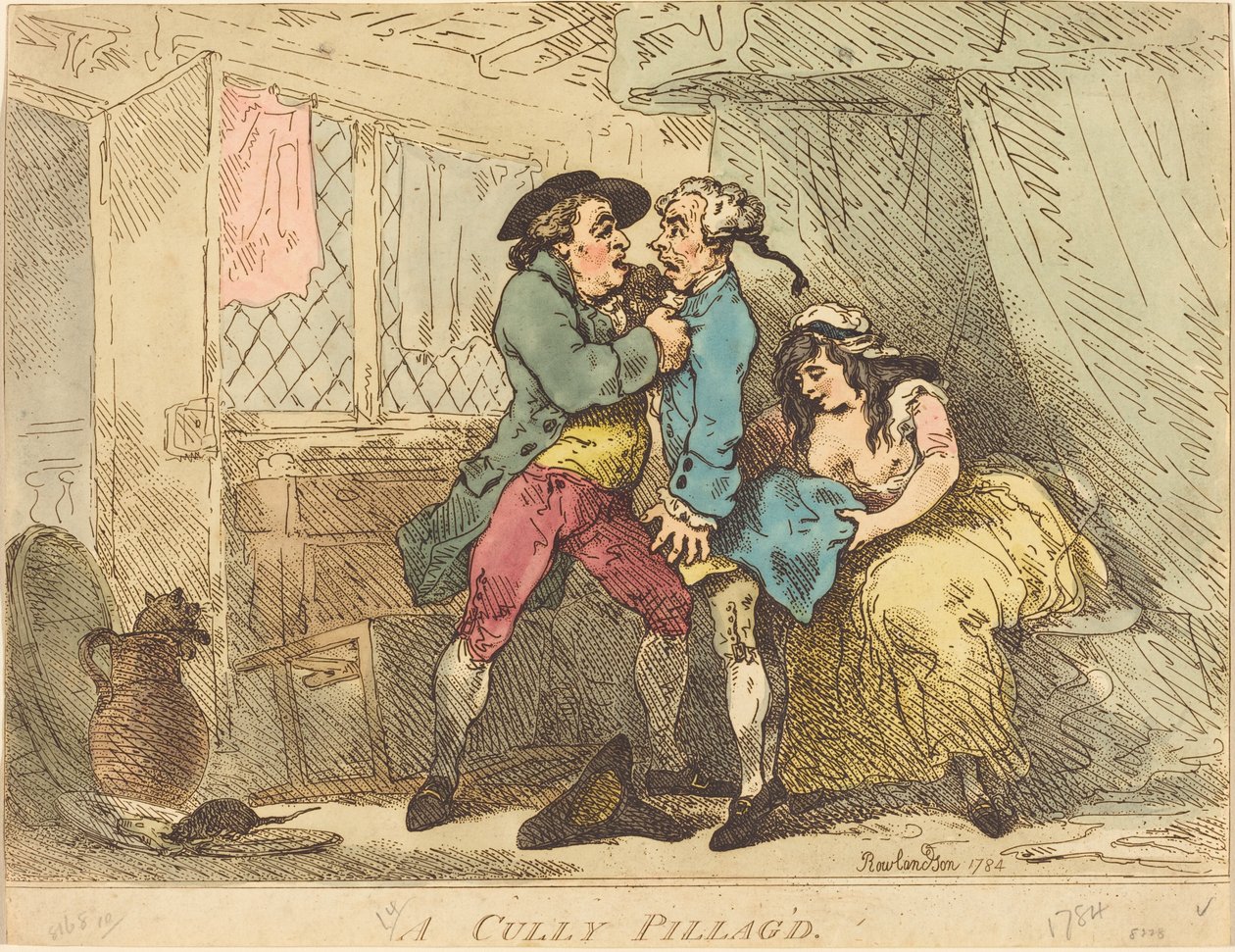 Cullyn ryöstetty tekijältä Thomas Rowlandson