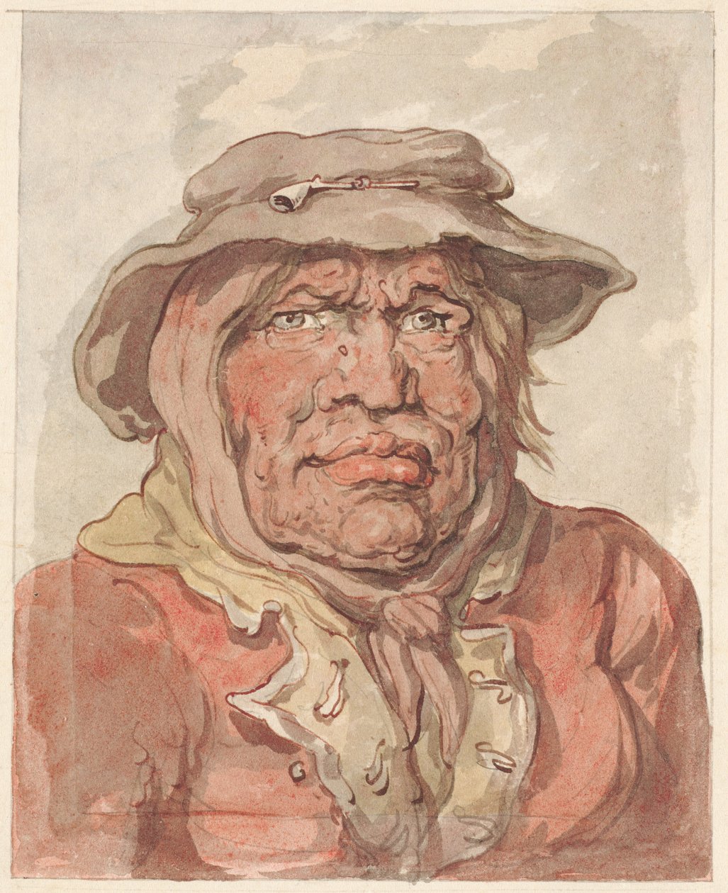 Sotilaan leski tekijältä Thomas Rowlandson
