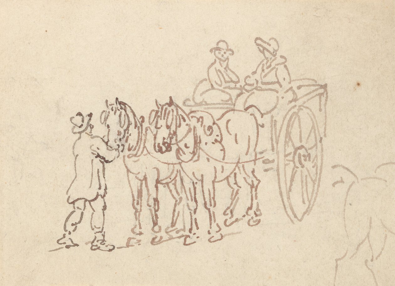 Albumin piirustus tekijältä Thomas Rowlandson