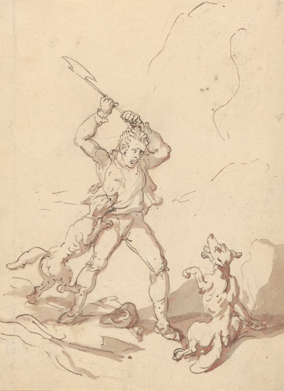 Albumin piirustus tekijältä Thomas Rowlandson