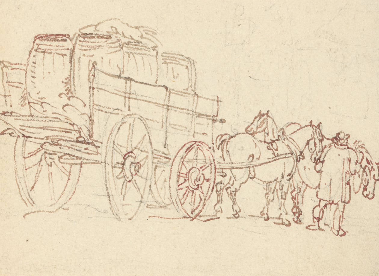 Albumin piirustus tekijältä Thomas Rowlandson