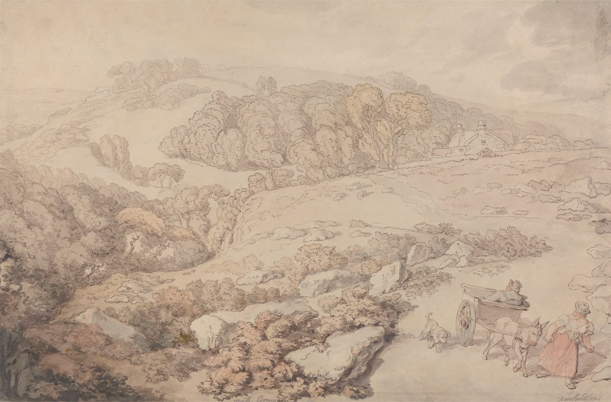 Bodmin Moor tekijältä Thomas Rowlandson