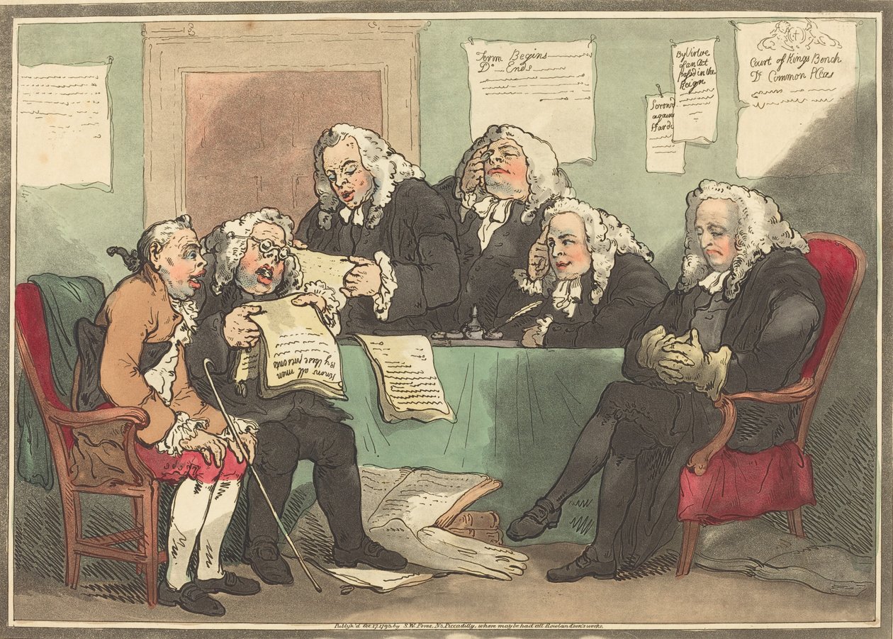 Häiritseminen, 1793. tekijältä Thomas Rowlandson