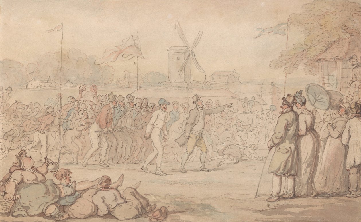 Kapteeni Barclayn rallipeli - Maali tekijältä Thomas Rowlandson