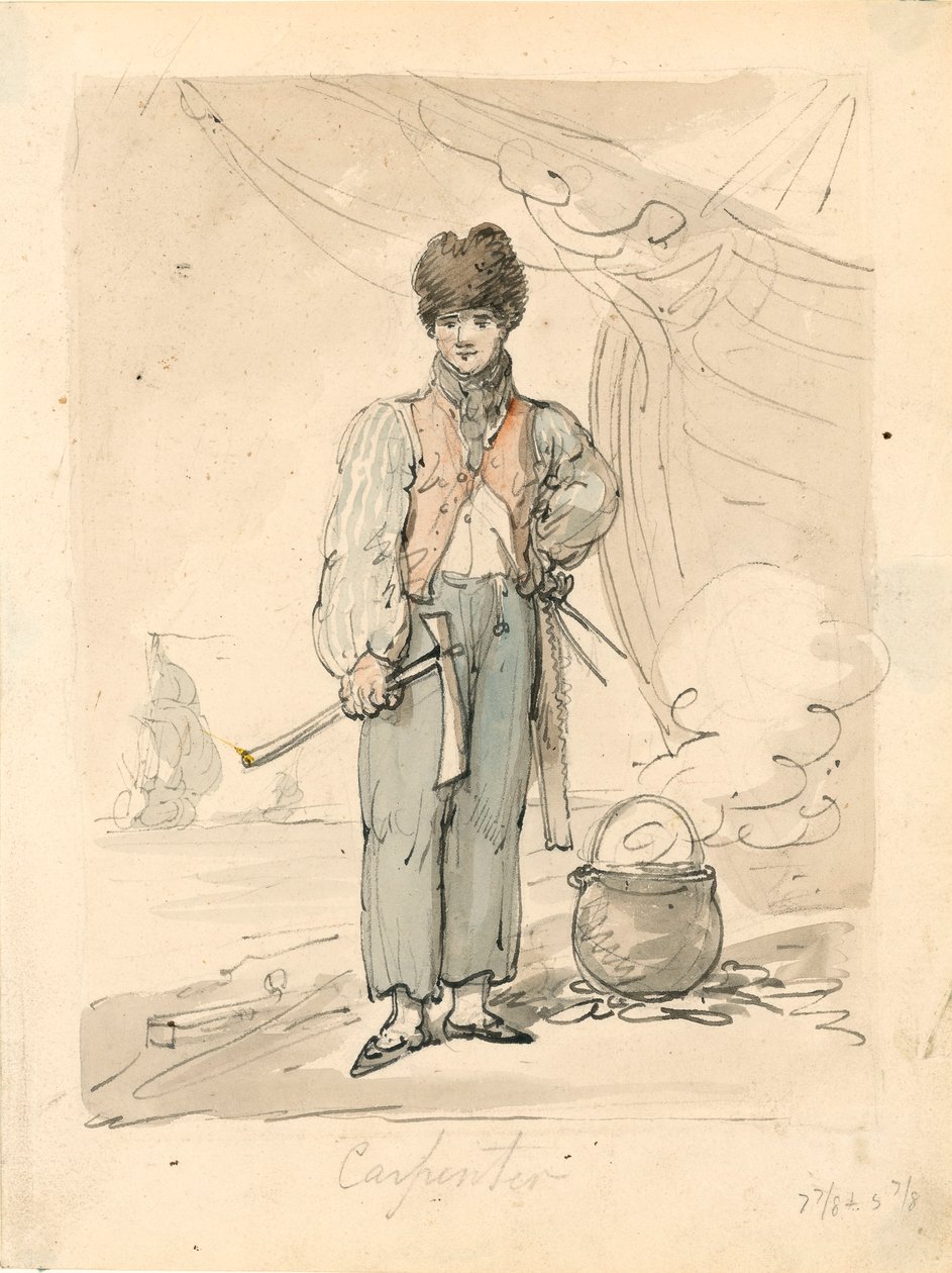 Puuseppä tekijältä Thomas Rowlandson