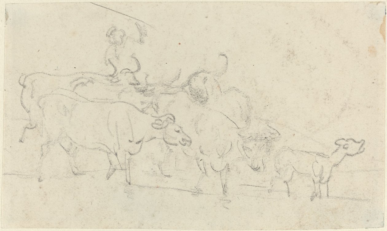 Nautakarja tekijältä Thomas Rowlandson