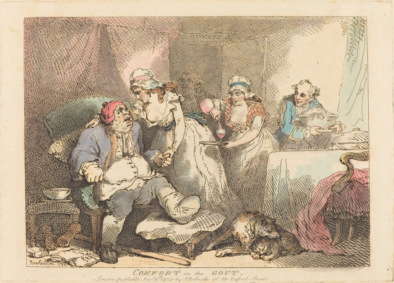 Mukavuus kihtissä tekijältä Thomas Rowlandson