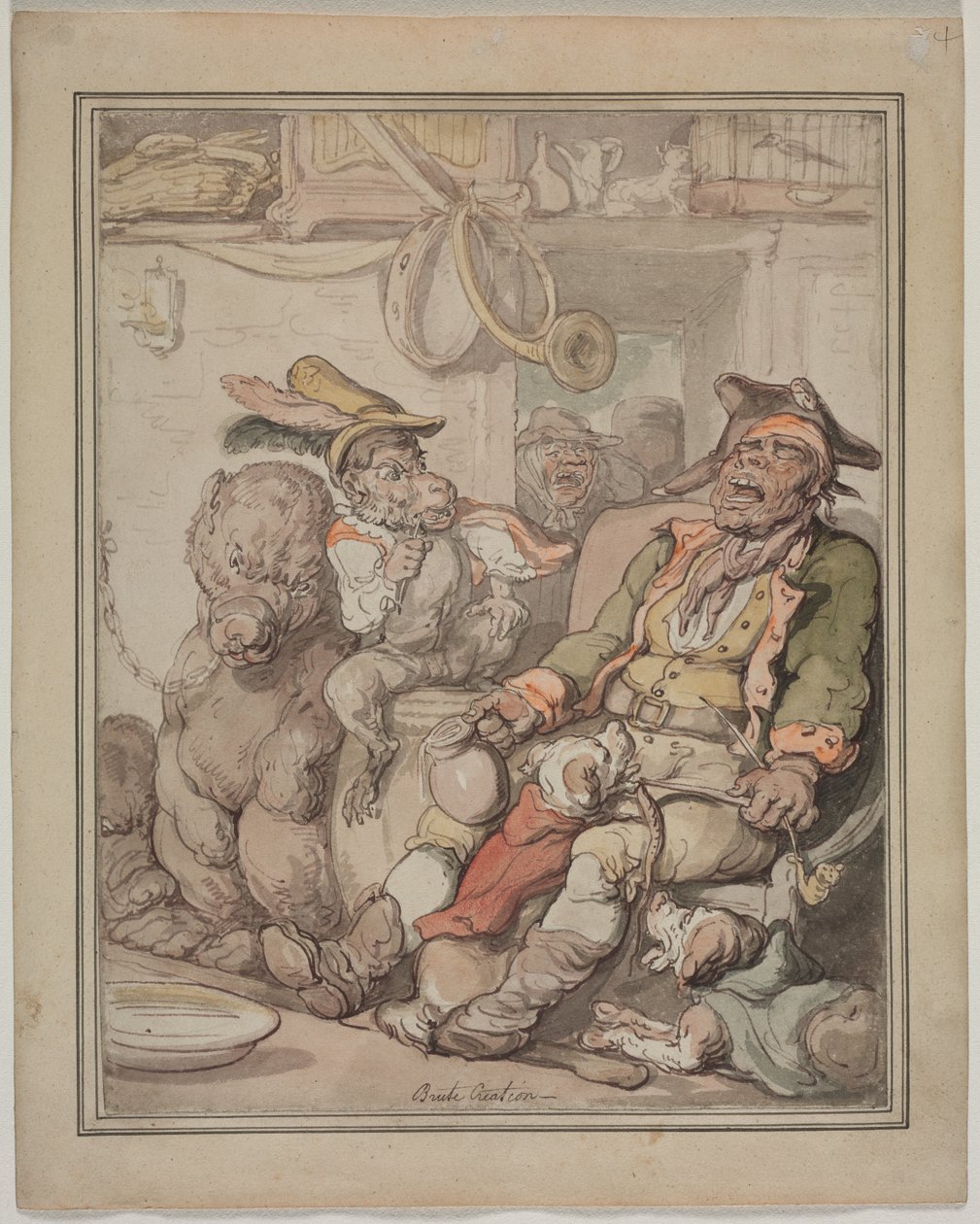 Vertaileva anatomiatutkimus, n. 1810-1820. tekijältä Thomas Rowlandson