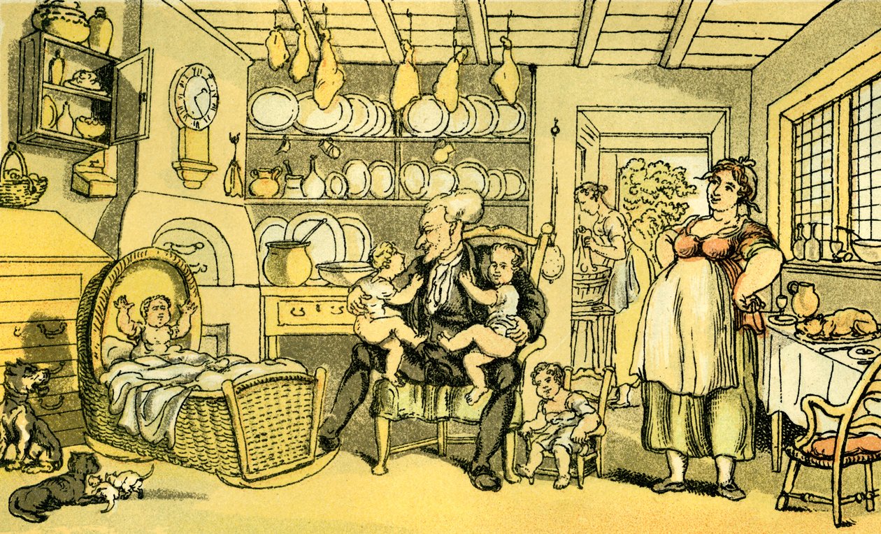 "Dr Syntaxista tuli sairaanhoitaja" tekijältä Thomas Rowlandson