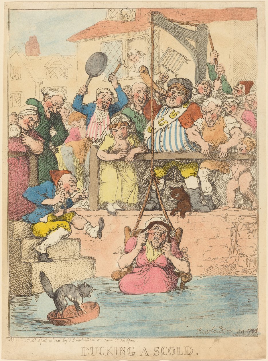 Scoldin antaminen tekijältä Thomas Rowlandson