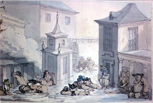 Matthew Bramblesin matka kylpyyn tekijältä Thomas Rowlandson