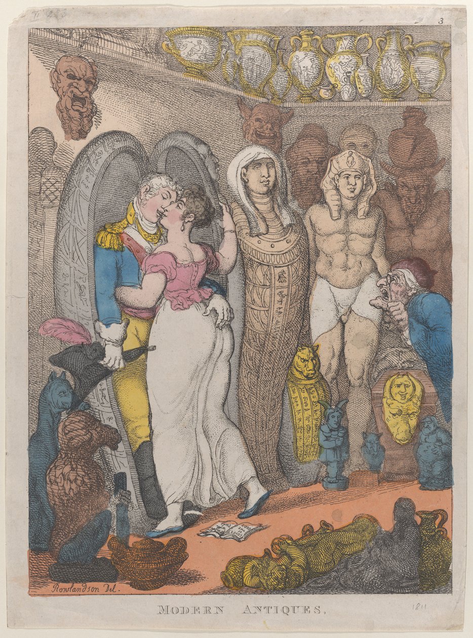 Moderni antiikki, 1811, 1811. tekijältä Thomas Rowlandson