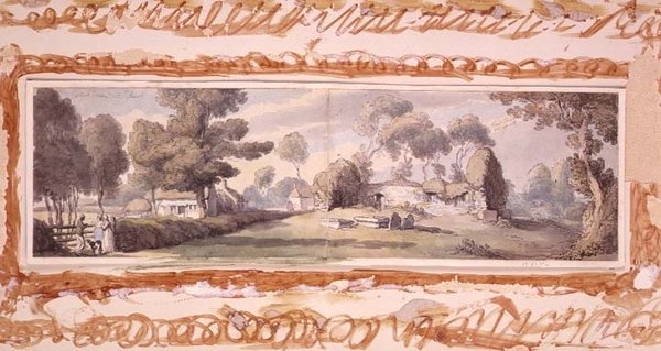 Old Church, Newtown, Isle of Wight tekijältä Thomas Rowlandson