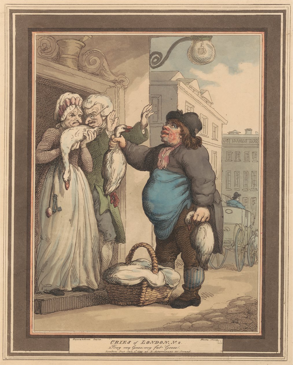 Kahdeksan sarja (2): Lontoon huudot tekijältä Thomas Rowlandson