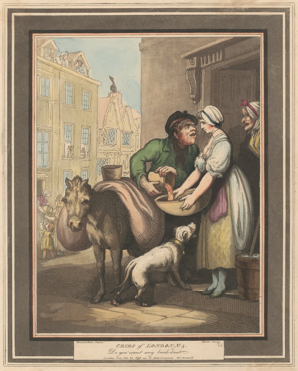 Kahdeksan sarja (4): Lontoon huudot tekijältä Thomas Rowlandson