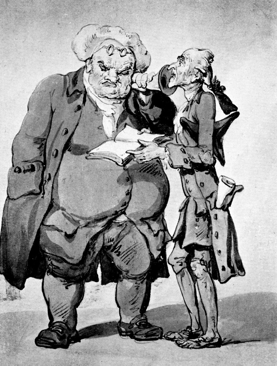 Nälkäinen runoilija ja kustantaja, 1700-luvun loppu. tekijältä Thomas Rowlandson