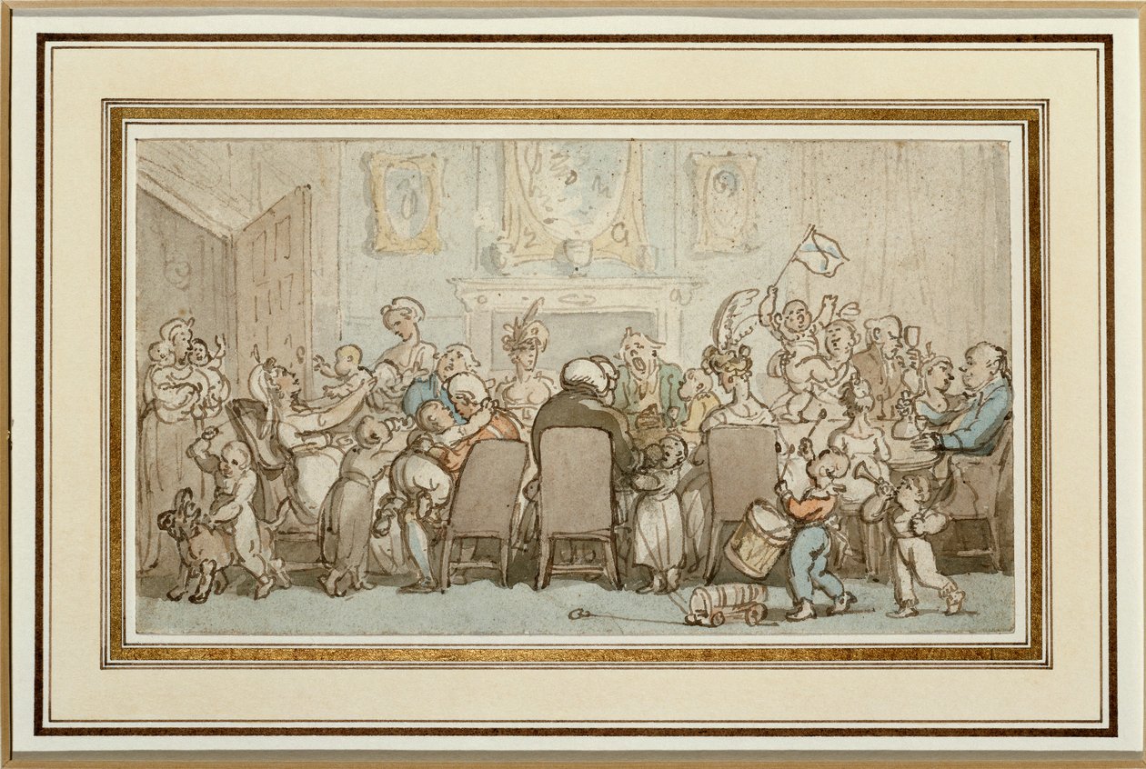 Breedwellin perhe, 1807 tekijältä Thomas Rowlandson