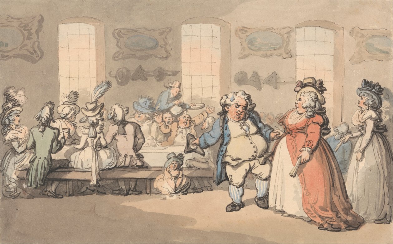 Bathin mukavuudet: aamiainen tekijältä Thomas Rowlandson
