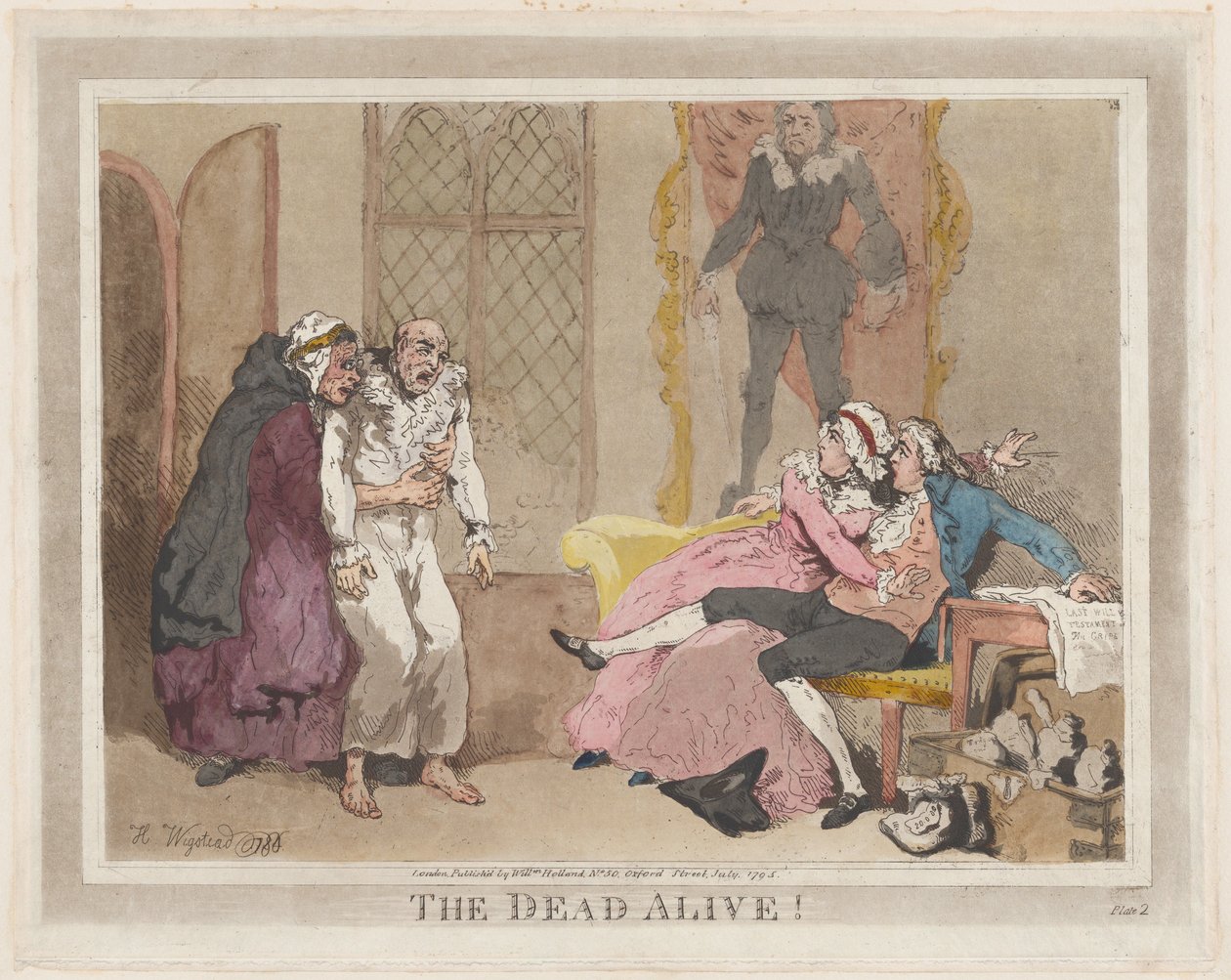 The Dead Alive!, heinäkuu 1795, heinäkuu 1795. tekijältä Thomas Rowlandson