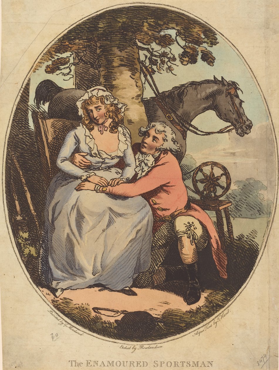 Rakastunut urheilija. tekijältä Thomas Rowlandson