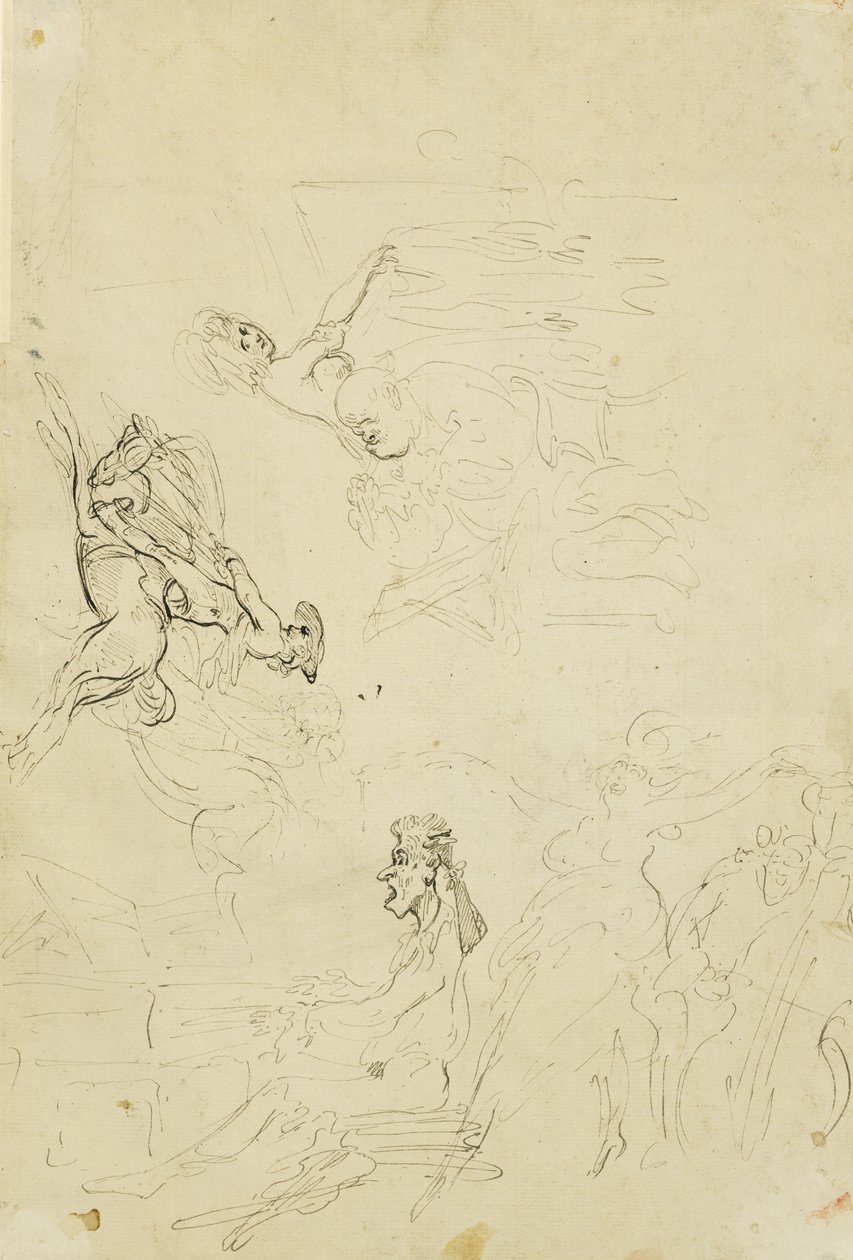 Postitalo, n. 1778–1780 tekijältä Thomas Rowlandson