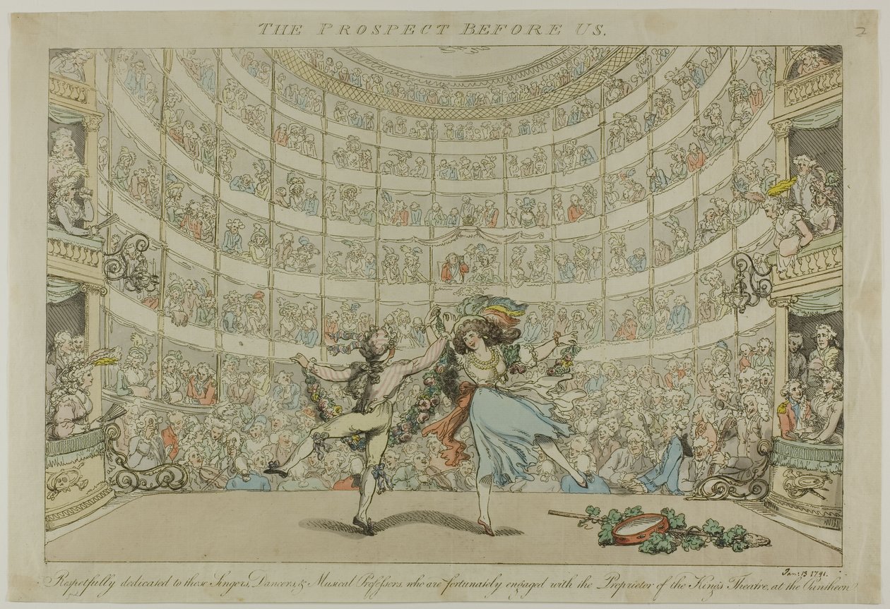 Näkymä edessämme tekijältä Thomas Rowlandson